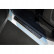 Molduras de umbral de puerta de acero inoxidable negro aptas para Renault Kangoo III Furgon 2021- - 'Edición especi