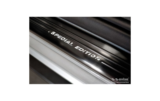 Molduras de umbral de puerta de acero inoxidable negro aptas para Skoda Enyaq iV 2020- - 'Edición especial' - 4, Imagen 3