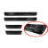 Molduras de umbral de puerta de acero inoxidable negro aptas para Skoda Kamiq 2019 - 'Edición especial' - 4 pie, Miniatura 3