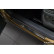 Molduras de umbral de puerta de acero inoxidable negro aptas para Skoda Kodiaq II (PS7) 2024- 'Lines' - 4 piezas, Miniatura 2