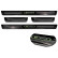 Molduras de umbral de puerta de acero inoxidable negro aptas para Volkswagen ID.4 2020- 'E-Power' - 4 piezas, Miniatura 5