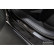 Molduras de umbral de puerta de acero inoxidable negro aptas para Volkswagen ID.4 2020- 'Lines' - 4 piezas, Miniatura 4