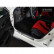 Molduras de umbral de puerta de acero inoxidable negro brillante aptas para Honda Civic X HB de 5 puertas 2017 - 'Sp
