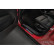 Molduras de umbral de puerta de acero inoxidable negro brillante aptas para Volvo XC40 2018- 'Híbrido' - 4 piez