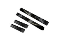 Molduras de umbral de puerta de acero inoxidable negro Skoda Octavia III Sedán/Combi 2013- - 'Edición especial'