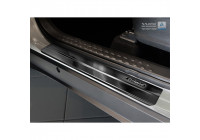 Molduras de umbral de puerta de acero inoxidable negro Toyota C-HR 2016- - 'Exclusivo' - 4 piezas