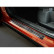 Molduras de umbral de puerta de acero inoxidable negro Volkswagen T-Roc 2017- - 'Sportline' - 4 piezas