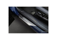 Molduras de umbral de puerta de acero inoxidable para Lexus RX V 2022 - 'Lines' - 4 piezas