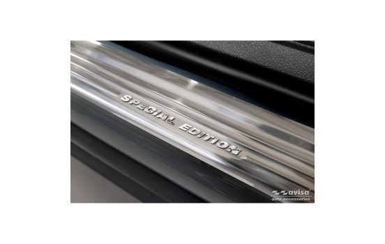 Molduras de umbral de puerta de acero inoxidable plateadas aptas para Nissan Qashqai III 2021- - 'Edición especial&, Imagen 3