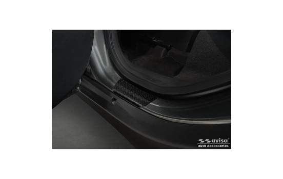 Molduras de umbral de puerta de aluminio con diseño de placa estriada, aptas para Toyota Aygo X 2022 - 4 piezas - Color, Imagen 4