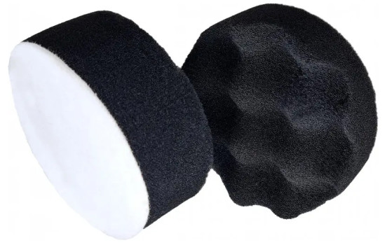 Almohadilla de pulido Rooks con velcro, esponja suave y perfilada, 75 mm