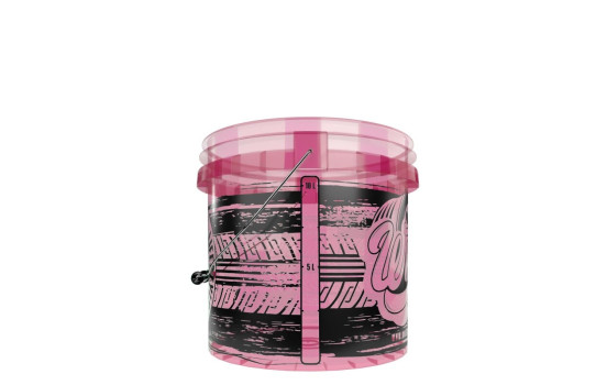 Cubo con ruedas 13L Transparente, Imagen 2