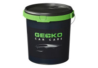 Cubo para lavado de coches Gecko con tapa de 21 l