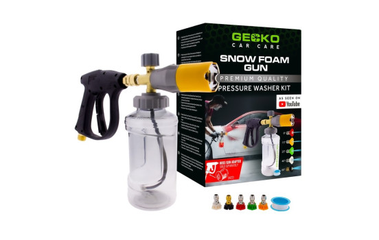 Pistola de espuma de nieve Gecko