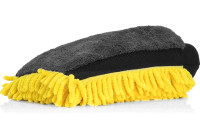 Guante de lavado de microfibra Nuke Guys 3 Way Wonder amarillo
