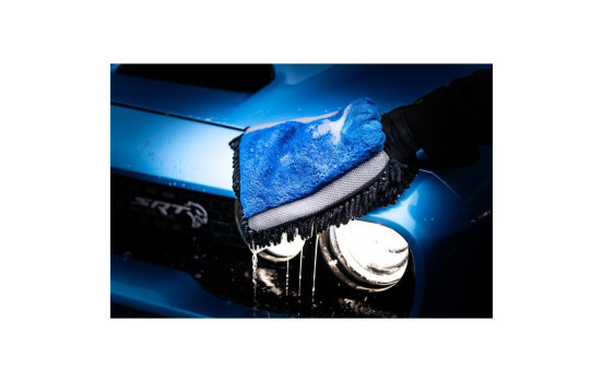Guante de lavado de microfibra Nuke Guys 3 Way Wonder azul, Imagen 2