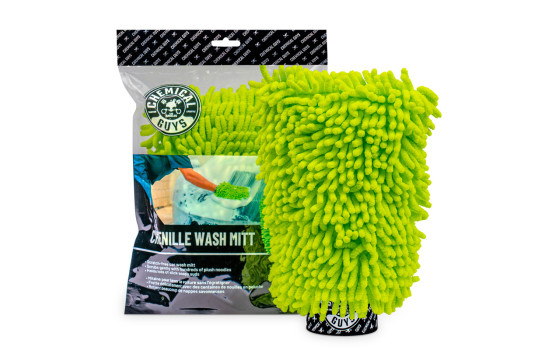 Guante de lavado de microfibra premium antirayaduras de chenilla de Chemical Guys