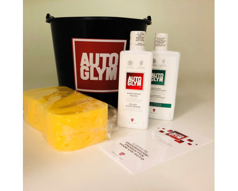 Paquete promocional de Autoglym (cubeta de lavado/superresina/champú/esponja)