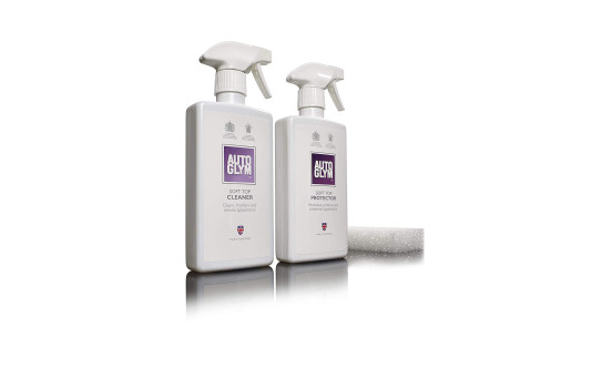Kit completo de limpieza y protección para capotas blandas convertibles Autoglym, Imagen 2