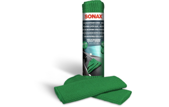 Paño de microfibra Sonax para ventanas e interiores (2 piezas)