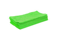 Paños de microfibra resistentes, 10 unidades, color verde
