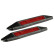 Juego de tiras para puerta Carpoint negras, 2 piezas, 140 mm, Miniatura 2