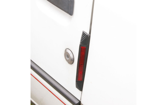 Juego de tiras para puerta Carpoint negras, 2 piezas, 140 mm, Imagen 3