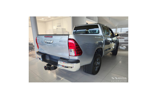 Moldura de aluminio para portón trasero de camioneta compatible con Toyota Hilux VIII Facelift 2020-, Imagen 5