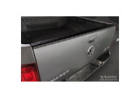 Moldura de aluminio para portón trasero de camioneta Volkswagen Amarok 2010 (negro)
