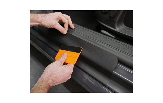 Protección de pintura Foliatec LACK negra 12x45cm - 2 piezas