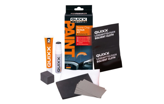 Kit de reparación de impactos de piedras Quixx - Negro