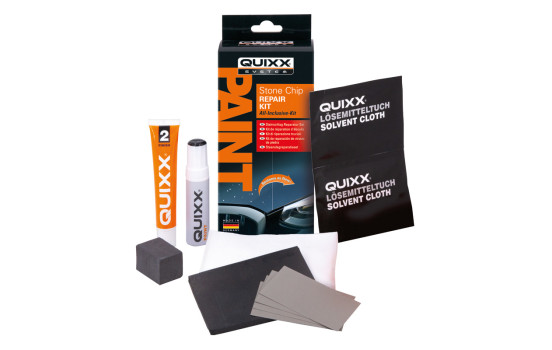 Kit de reparación de impactos de piedras Quixx - Plateado