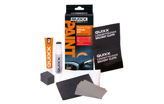 Kit de reparación de impactos de piedras Quixx - Rojo