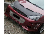Protección contra impactos de piedras en el capó del Ford Focus I 1998-2004, color negro