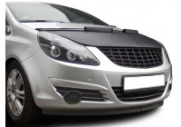 Protección contra impactos de piedras en el capó del Opel Corsa D 2011 (negro)