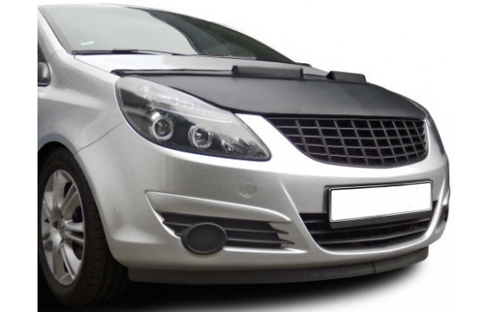 Protección contra impactos de piedras en el capó del Opel Corsa D 2011 (negro)