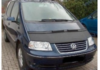 Protección contra impactos de piedras en el capó del Volkswagen Sharan/Seat Alhambra II 2000 (negro)