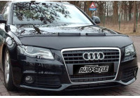 Protección del capó contra impactos de piedras Audi A4 B7 2008 (negro)