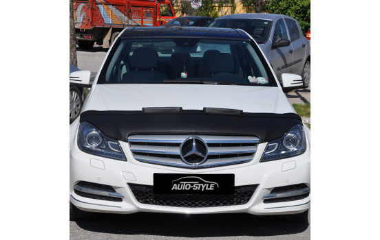 Protección del capó contra impactos de piedras Mercedes Clase C W204 2012 (negro), Imagen 2