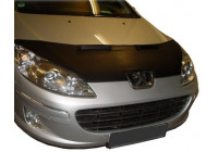 Protección del capó contra impactos de piedras Peugeot 407 2004-2008 negra