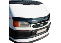 Protector de capó unidireccional (antigravilla) compatible con Ford Transit MK5 1993-2002 - Negro brillante