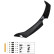 Protector de capó unidireccional (antigravilla) compatible con Renault Clio D 2012-2019 - Negro brillante, Miniatura 4