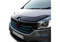 Protector de capó unidireccional (antigravilla) Renault Trafic X82 2014-2020 - Negro brillante