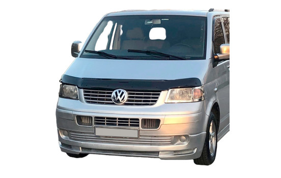 Protector de capó unidireccional (antigravilla) Volkswagen Transporter T5 2003-2009 - Negro brillante