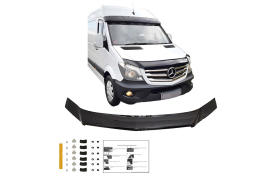 Protector de capó unidireccional (protección contra impactos de piedras) adecuado para Mercedes Sprinter W906 Facelift, Imagen 2
