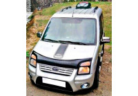 Protector de capó unidireccional (protección contra impactos de piedras) Ford Transit Connect 2002-2008 - Negro brilla