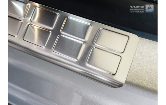 Molduras de entrada frontal de acero inoxidable Puertas delanteras de 2 piezas