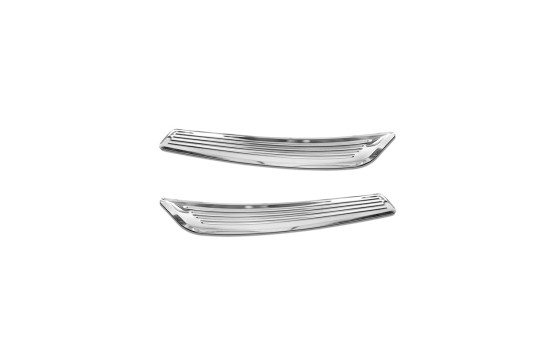 Molduras de umbral de puerta de acero inoxidable aptas para Mercedes Clase C W205 2014-2019 y FL 2019 - 2 piezas, Imagen 4