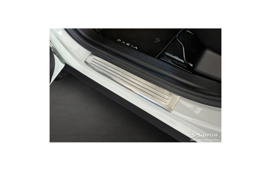 Molduras de umbral de puerta de acero inoxidable Avisa compatibles con Dacia Duster III 2024-, Imagen 2