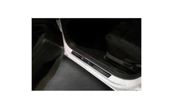 Molduras de umbral de puerta universales Avisa 'Shadow Premium' aluminio/negro - 2 piezas -